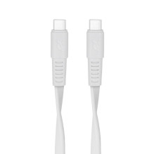 CABLE USB-C TO USB-C 2.1M / WHITE PS6005 WT21 RIVACASE