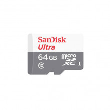 Atminties kortelė SanDisk Ultra Android microSDXC 64GB 100MB/ s Class 10 UHS-I (SDSQUNR-064G-GN3MN)