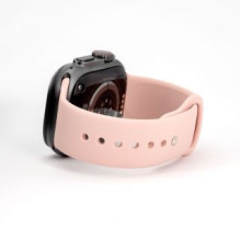 Connect Watch 38 / 40 / 41 mm silikoninė kilpa (132 mm M / L) rožinė smėlio spalva