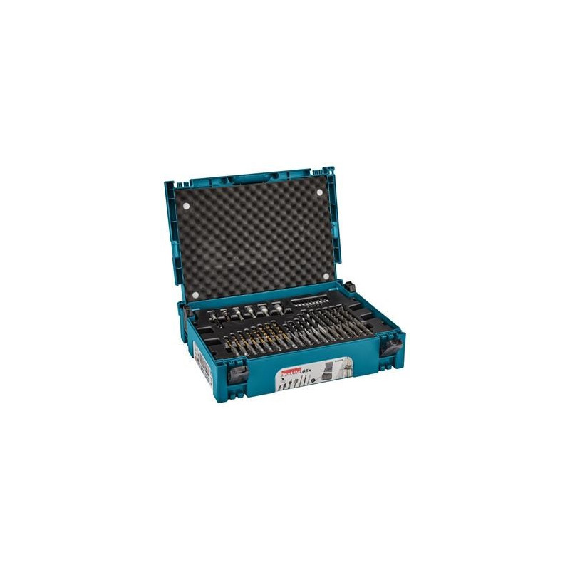 DRILL AND BIT SET 65PCS CASE B-69478 MAKITA