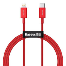 USB Kabelis Baseus &quot;Superior&quot; raudonas &quot;Type-C / Lightning&quot; 100cm