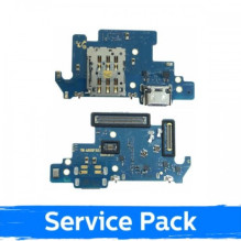 Krovimo lizdas skirtas Samsung A805 A80 2019 su lanksčiąja jungtimi / plata (Service Pack)