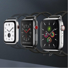 Apyrankė Baseus &quot;Lets go&quot; skirta Apple Watch Series 38 / 40mm balta / rožinė