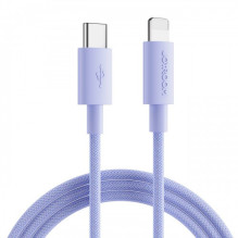 USB Kabelis Joyroom &quot;S-1024M13&quot; violetinis &quot;Type-C / Lightning&quot; 100cm (iki 20W)