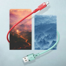 USB Kabelis Joyroom &quot;S-1224N2&quot; žalias &quot;Lightning&quot; 120cm