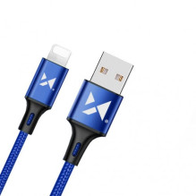 USB Kabelis Wozinsky &quot;WUC-L2BE&quot; mėlynas &quot;Lightning&quot; 200cm
