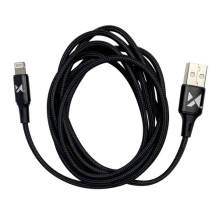 USB Kabelis Wozinsky &quot;WUC-L2BE&quot; mėlynas &quot;Lightning&quot; 200cm