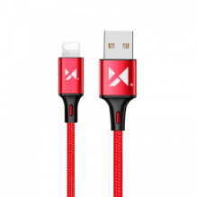 USB Kabelis Wozinsky &quot;WUC-L2R&quot; raudonas &quot;Lightning&quot; 200cm
