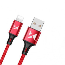 USB Kabelis Wozinsky &quot;WUC-L2R&quot; raudonas &quot;Lightning&quot; 200cm