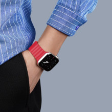 Apyrankė Dux Ducis &quot;Magnetic Strap&quot; skirta Apple Watch 7 41mm raudona
