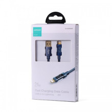 USB Kabelis Joyroom &quot;S-UL012A20&quot; mėlynas &quot;Lightning&quot; 200cm (iki 20W)
