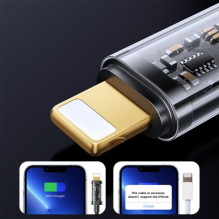 USB Kabelis Joyroom &quot;S-UL012A12&quot; juodas &quot;Lightning&quot; 120cm (iki 20W)