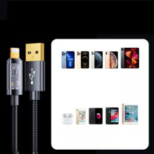 USB Kabelis Joyroom &quot;S-UL012A12&quot; juodas &quot;Lightning&quot; 120cm (iki 20W)
