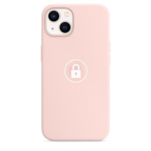 Dėklas &quot;Silicone Case v2&quot; skirtas iPhone 13 / Chalk Pink / su įpakavimu