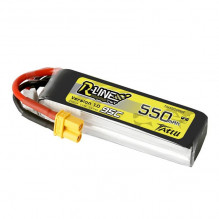 Baterija Tattu R-Line 550 mAh 7,4 V 95C 2S1P XT30