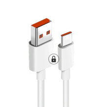 USB Kabelis Xiaomi &quot;Mi Cable&quot; baltas &quot;Type-C&quot; (iki 6A) / originalus įpakavimas