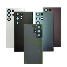 Galinis dangtelis skirtas Samsung S908 S22 Ultra / Green / (su kameros stikliuku) OEM