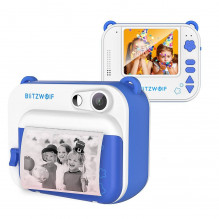 „Pasidaryk pats“ momentinio spausdinimo fotoaparatas vaikams BlitzWolf DP1 (mėlynas)