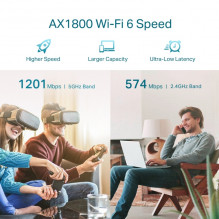 TP-LINK AX1800 Wi-Fi Range Extender RE605X