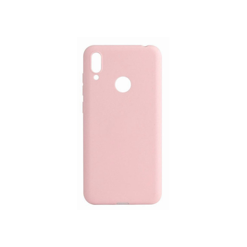 Huawei Y7 2019 Silicone case Pink Sand