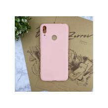 Huawei Y7 2019 Silicone case Pink Sand