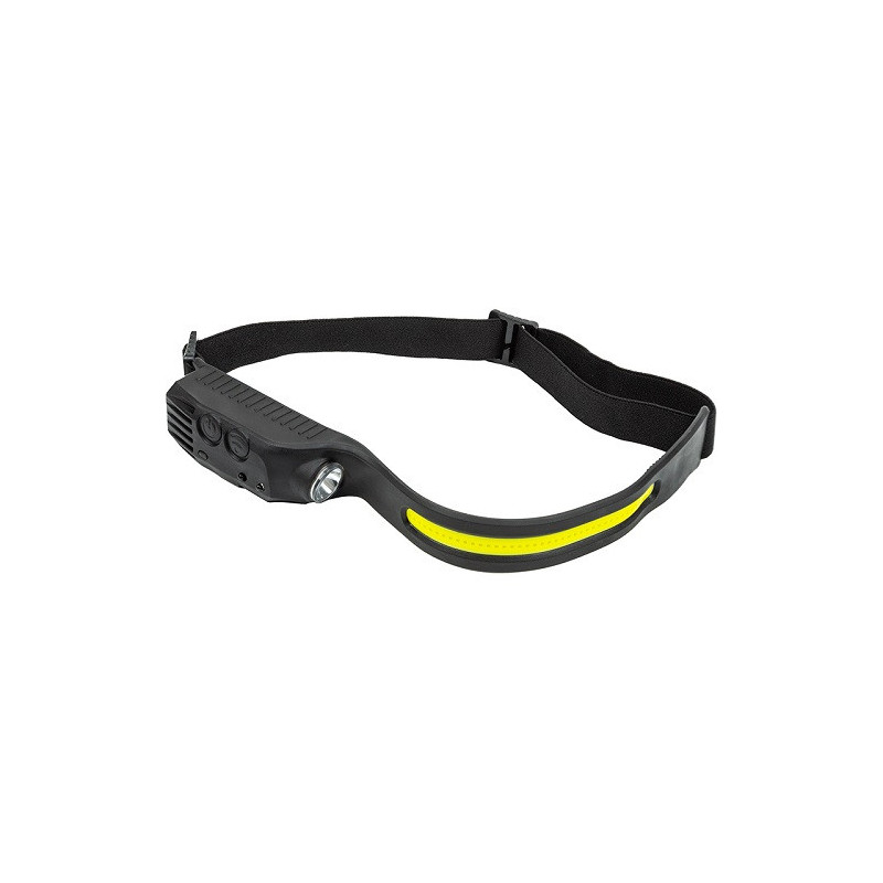 Flashlight COB +XPE Sensor Rechargeable Headlamp, 350lm, IPX4, USB-C