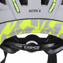 CASCO ACTIV2 Helmet SILVER-NEON L 58-62