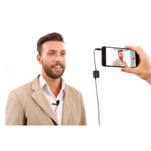 IK Multimedia iRig Mic Lav Black Clip-on microphone