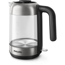 Philips 5000 series HD9339 / 80 electric kettle 1.7 L 2200 W Black, Stainless steel, Transparent
