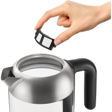 Philips 5000 series HD9339 / 80 electric kettle 1.7 L 2200 W Black, Stainless steel, Transparent