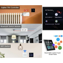 TUYA smart control panel, BT, Wi-Fi, Zigbee