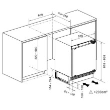 BUILT-IN REFRIGERATOR MPM-116-CJI-17 / E WHITE