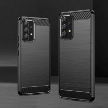 Hurtel - Carbon Case Flexible Cover Sleeve for Samsung Galaxy A53 5G black