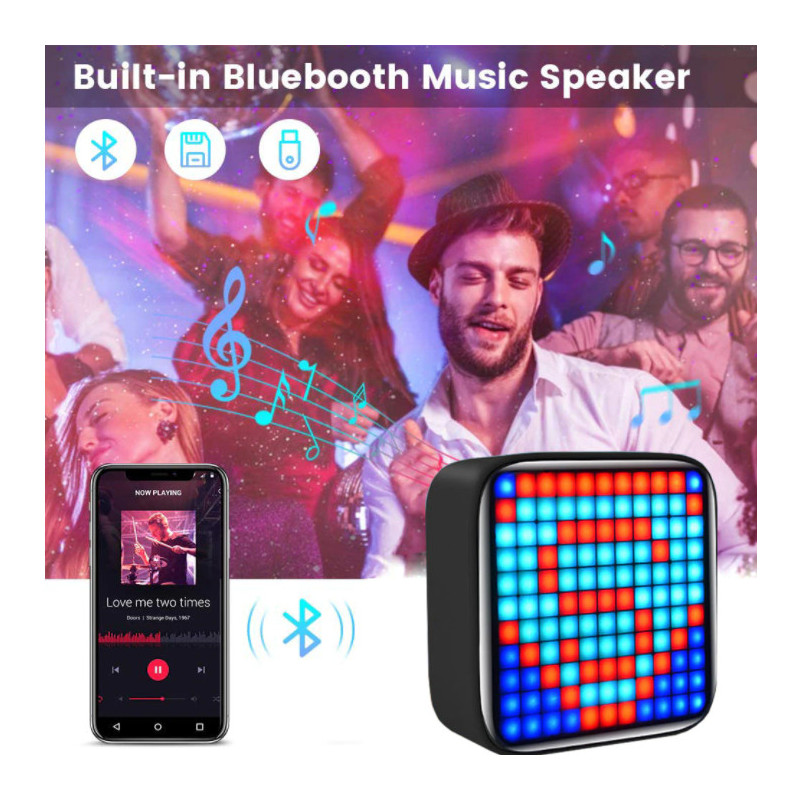 bluetooth speaker with led screen