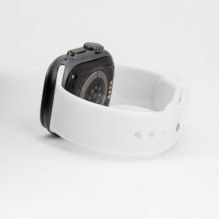 „Connect Watch“ 42 / 44 / 45 mm silikoninė kilpa (S / M 110 mm) balta