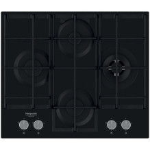 Hotpoint HAGS 62F / BK Black Built-in 59 cm Gas 4 zone(s)