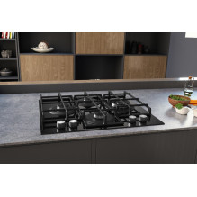 Hotpoint HAGS 62F / BK Black Built-in 59 cm Gas 4 zone(s)