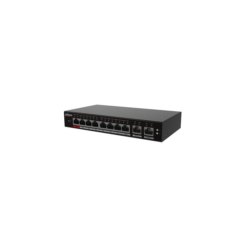 PoE switch 100Mbps 8portu+2G uplink S4100-8ET2GT-96-C