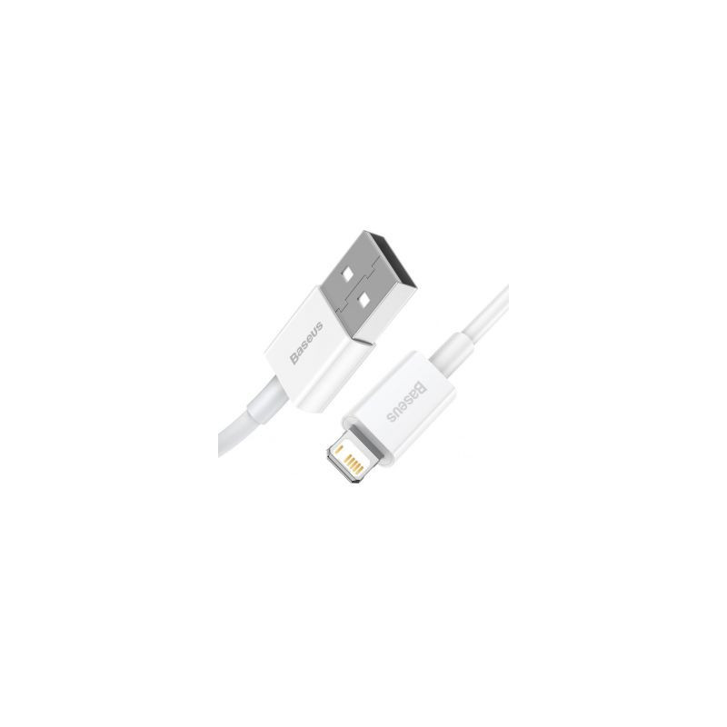 Baseus Baseus Superior USB - Lightning cable 2.4A 1 m White (CALYS-A02)