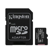 Atminties korta Kingston Canvas Select Plus MicroSD 512GB (class10 UHS-I 100MB / S) + SD Adapteris