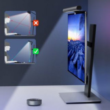 Elesense Elesense office wirelessly controlled LED lamp lighting for monitor black (E1129)