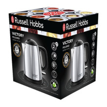 RUSSELL HOBBS Victory 24990-70 electric kettle 1 L 2400 W Silver, Black