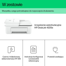 HP HP DeskJet 4220e All-in-One Printer, Color, Printer for Home, Print, copy, scan, HP+ HP Instant Ink eligible Scan to 