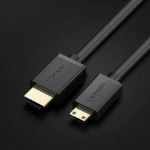 Ugreen Ugreen cable HDMI - mini HDMI cable 19 pin 2.0v 4K 60Hz 30AWG 1.5m black (11167)
