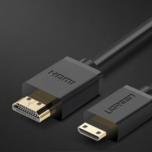 Ugreen Ugreen cable HDMI - mini HDMI cable 19 pin 2.0v 4K 60Hz 30AWG 1.5m black (11167)