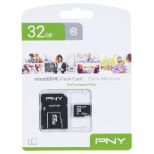 PNY Performance Plus 32 GB MicroSDHC 10 klasė