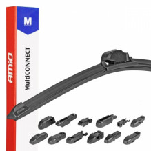 amio multiconnect wiper blade 13" 330mm 12 adapters amio-01188