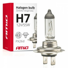 halogen bulb h7 12v 55w uv filter (e4) amio-01156