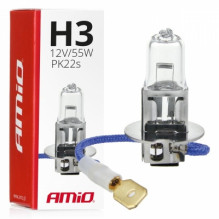 halogen bulb h3 12v 55w uv filter (e4) amio-01478