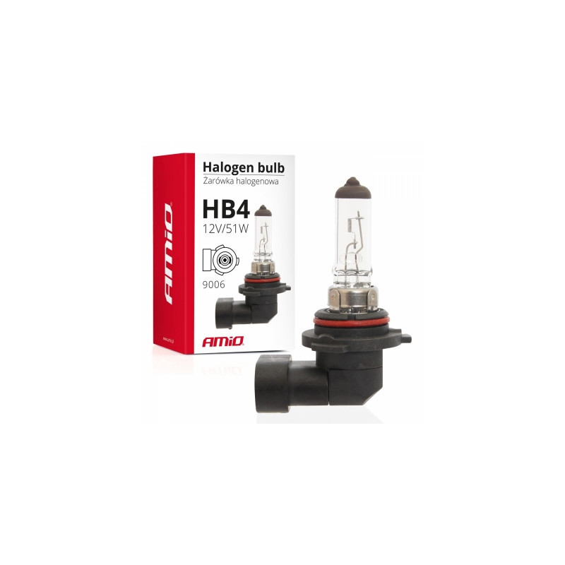 halogen bulb hb4 12v 51w 9006 amio-01480
